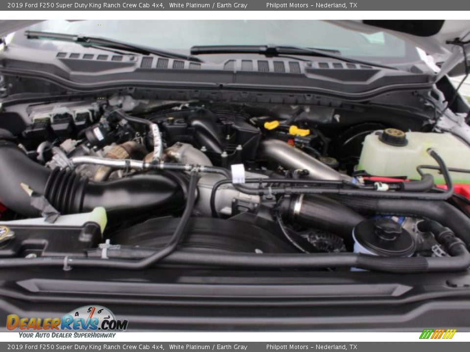 2019 Ford F250 Super Duty King Ranch Crew Cab 4x4 White Platinum / Earth Gray Photo #23