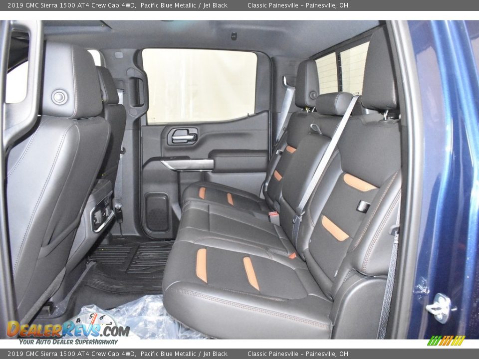 2019 GMC Sierra 1500 AT4 Crew Cab 4WD Pacific Blue Metallic / Jet Black Photo #8