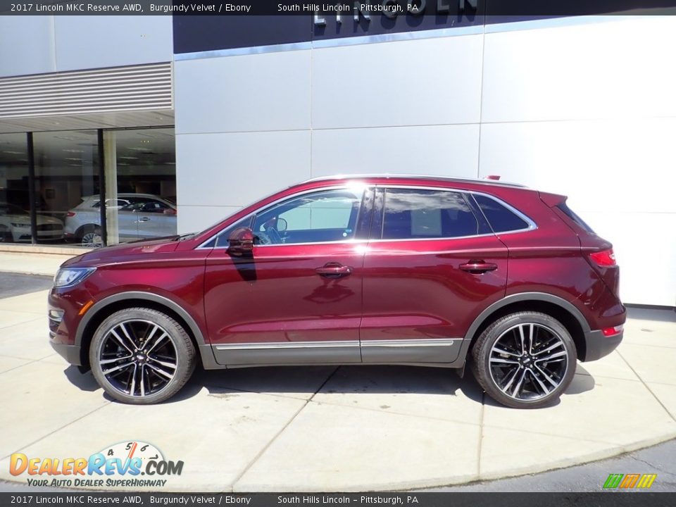 2017 Lincoln MKC Reserve AWD Burgundy Velvet / Ebony Photo #2
