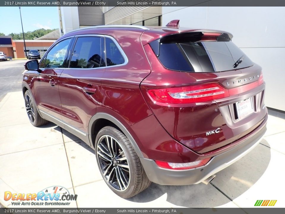 2017 Lincoln MKC Reserve AWD Burgundy Velvet / Ebony Photo #3
