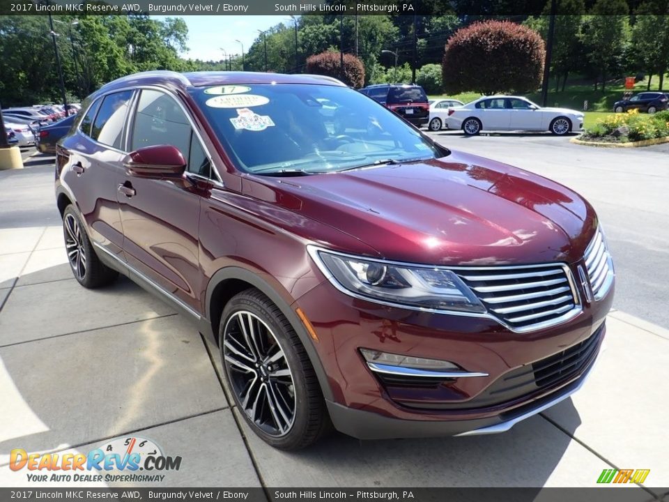 2017 Lincoln MKC Reserve AWD Burgundy Velvet / Ebony Photo #8