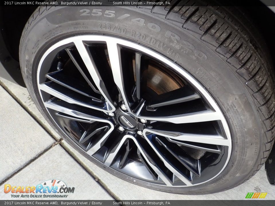 2017 Lincoln MKC Reserve AWD Burgundy Velvet / Ebony Photo #10