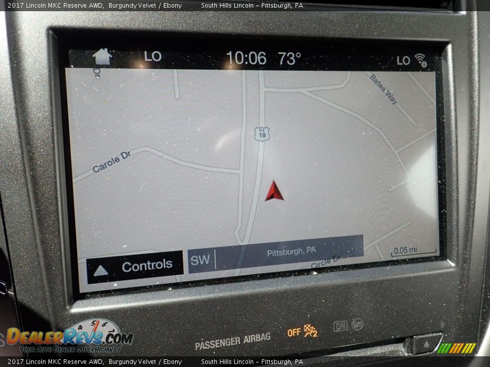 2017 Lincoln MKC Reserve AWD Burgundy Velvet / Ebony Photo #21