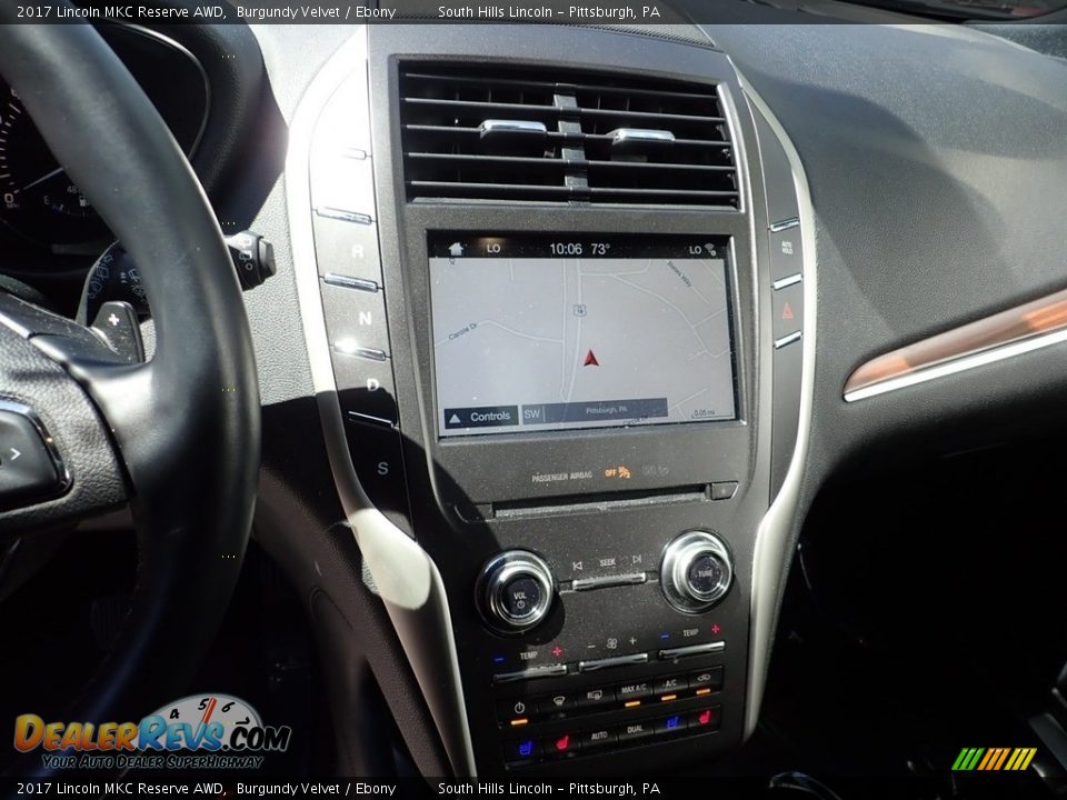 2017 Lincoln MKC Reserve AWD Burgundy Velvet / Ebony Photo #22