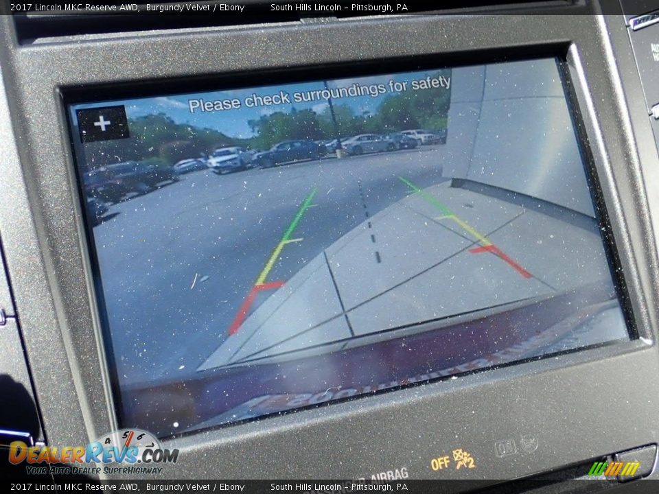 2017 Lincoln MKC Reserve AWD Burgundy Velvet / Ebony Photo #25