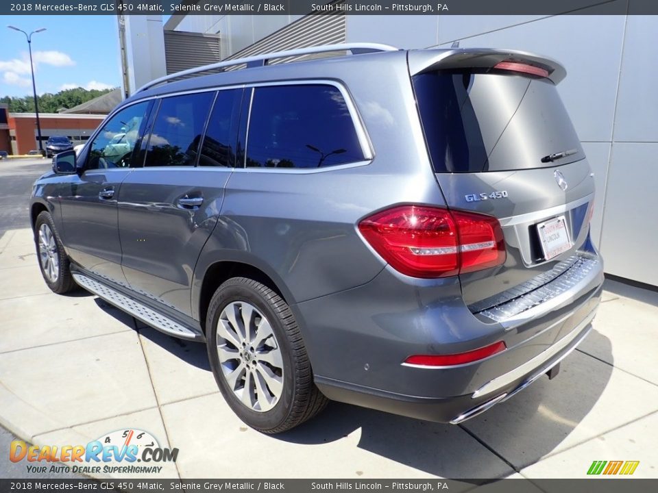 2018 Mercedes-Benz GLS 450 4Matic Selenite Grey Metallic / Black Photo #3