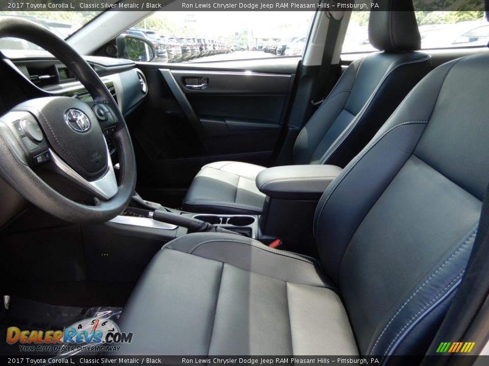 2017 Toyota Corolla L Classic Silver Metalic / Black Photo #11
