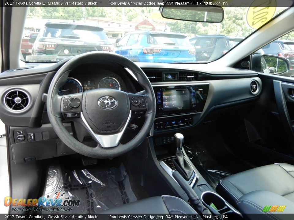 2017 Toyota Corolla L Classic Silver Metalic / Black Photo #13