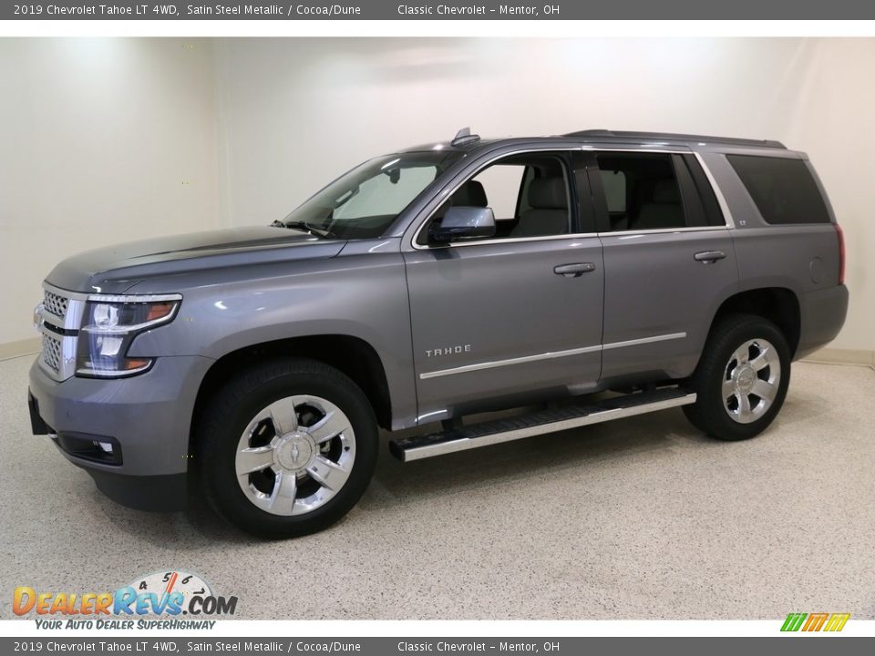 2019 Chevrolet Tahoe LT 4WD Satin Steel Metallic / Cocoa/Dune Photo #3