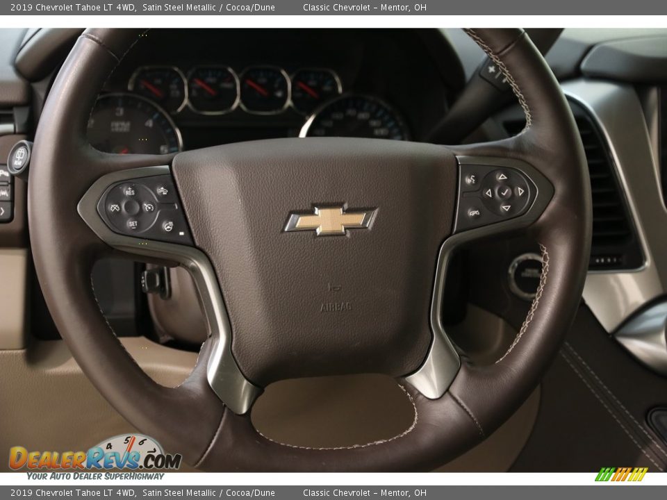 2019 Chevrolet Tahoe LT 4WD Satin Steel Metallic / Cocoa/Dune Photo #7