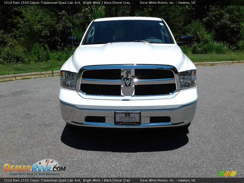 2019 Ram 1500 Classic Tradesman Quad Cab 4x4 Bright White / Black/Diesel Gray Photo #3