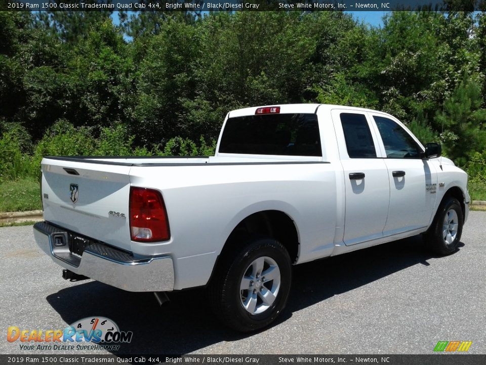 2019 Ram 1500 Classic Tradesman Quad Cab 4x4 Bright White / Black/Diesel Gray Photo #6