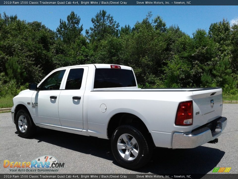 2019 Ram 1500 Classic Tradesman Quad Cab 4x4 Bright White / Black/Diesel Gray Photo #8