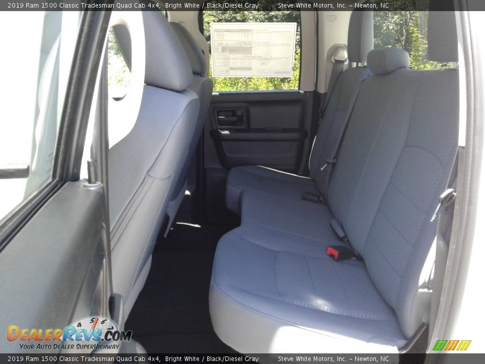2019 Ram 1500 Classic Tradesman Quad Cab 4x4 Bright White / Black/Diesel Gray Photo #11