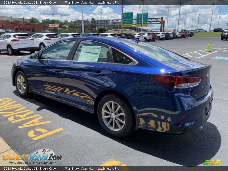 2019 Hyundai Sonata SE Blue / Gray Photo #6