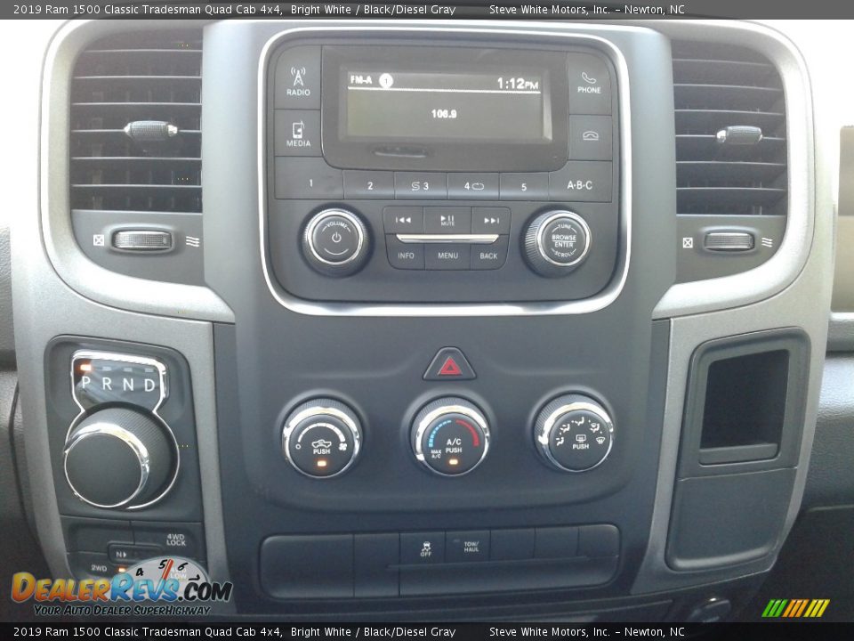 2019 Ram 1500 Classic Tradesman Quad Cab 4x4 Bright White / Black/Diesel Gray Photo #18