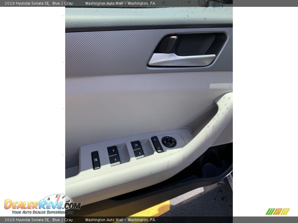 2019 Hyundai Sonata SE Blue / Gray Photo #12