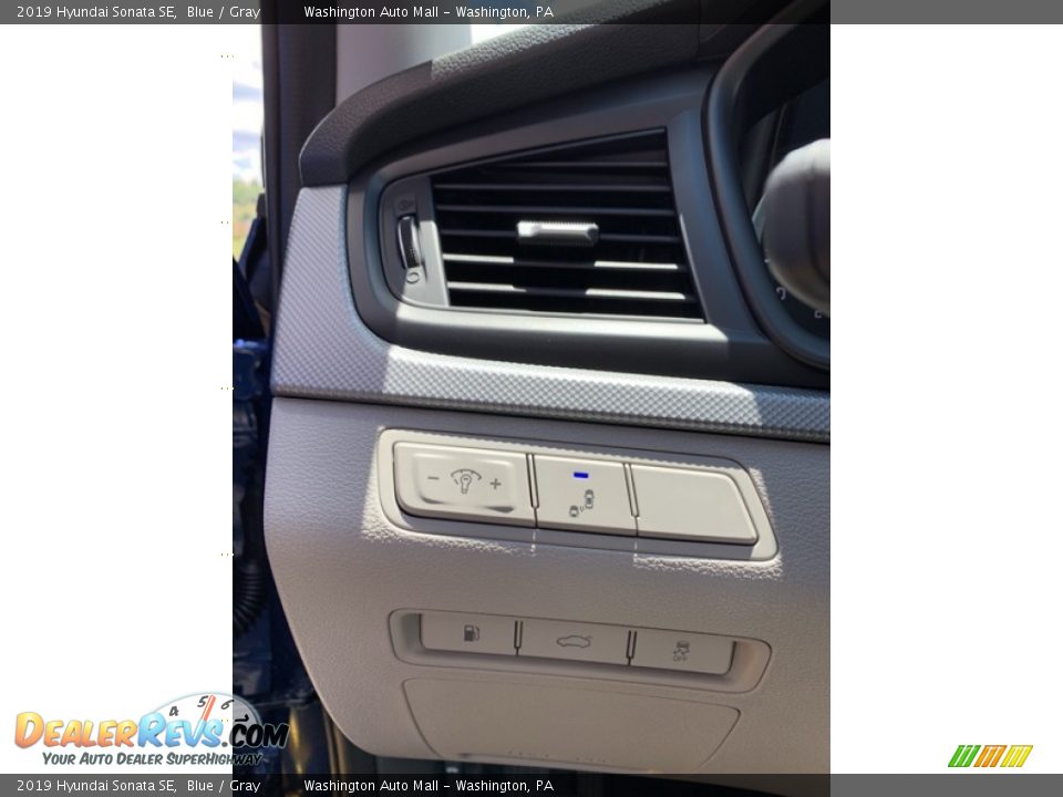 2019 Hyundai Sonata SE Blue / Gray Photo #13