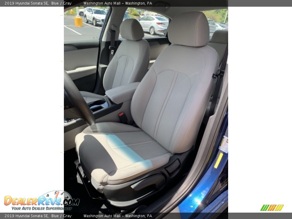 2019 Hyundai Sonata SE Blue / Gray Photo #15