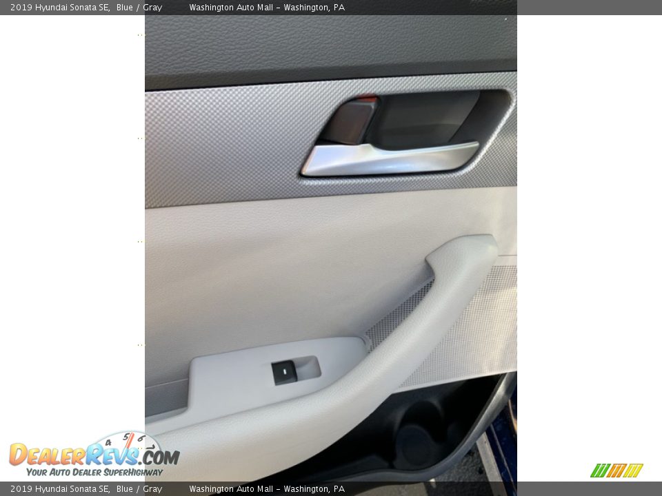 2019 Hyundai Sonata SE Blue / Gray Photo #18