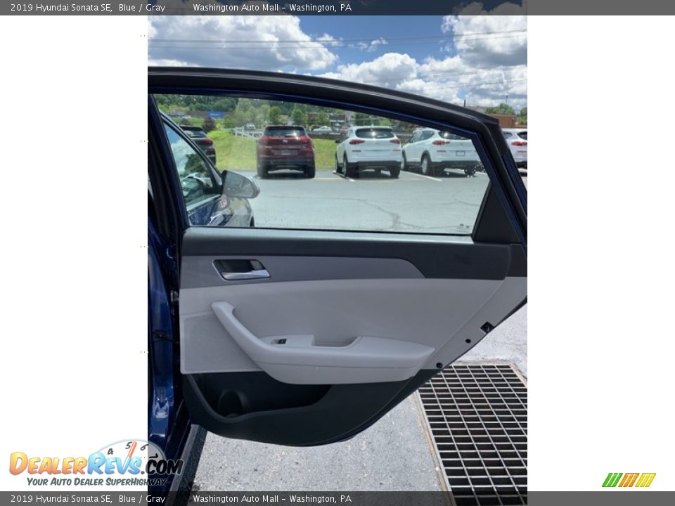 2019 Hyundai Sonata SE Blue / Gray Photo #23