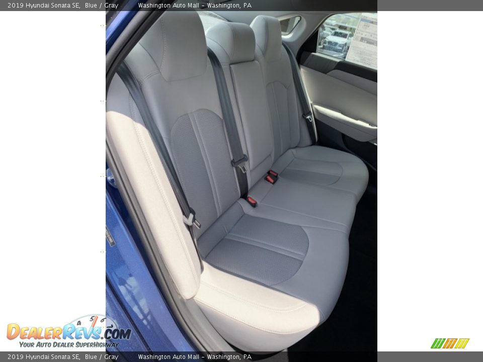 2019 Hyundai Sonata SE Blue / Gray Photo #24