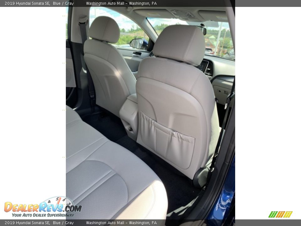 2019 Hyundai Sonata SE Blue / Gray Photo #25