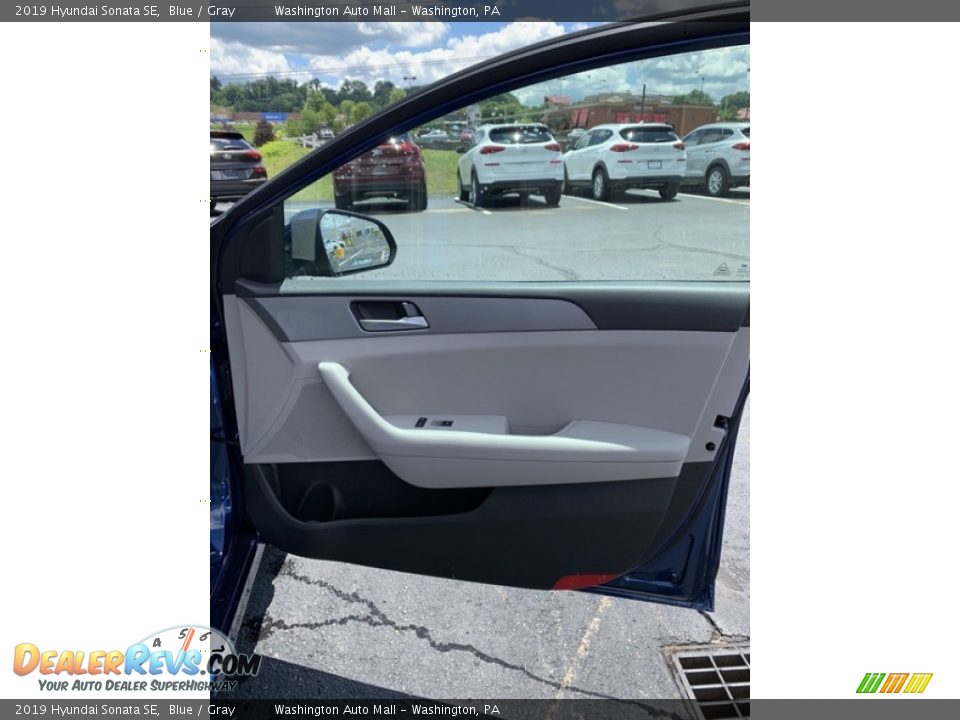 2019 Hyundai Sonata SE Blue / Gray Photo #26