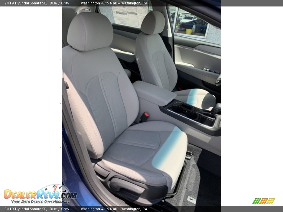 2019 Hyundai Sonata SE Blue / Gray Photo #27