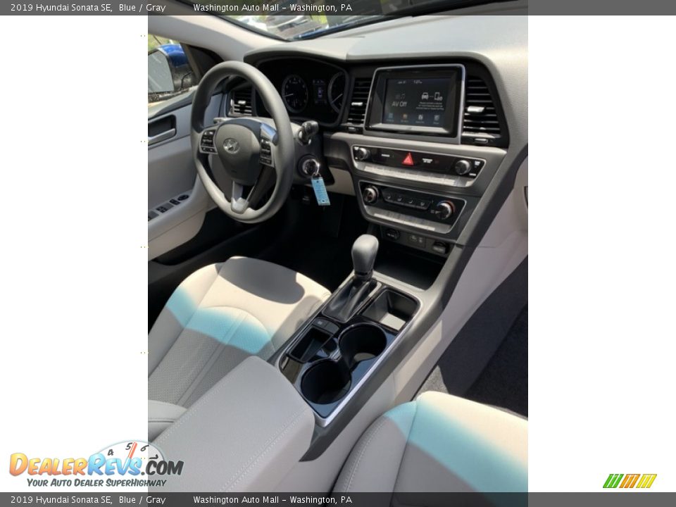 2019 Hyundai Sonata SE Blue / Gray Photo #28