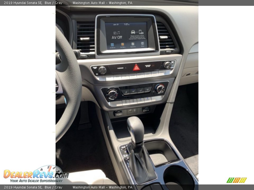 2019 Hyundai Sonata SE Blue / Gray Photo #31