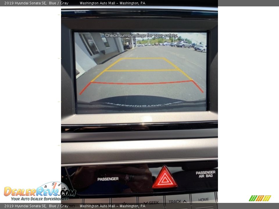 2019 Hyundai Sonata SE Blue / Gray Photo #32