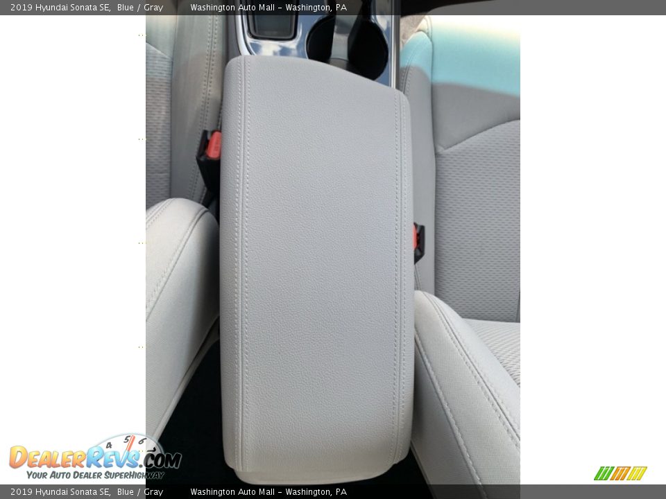 2019 Hyundai Sonata SE Blue / Gray Photo #34