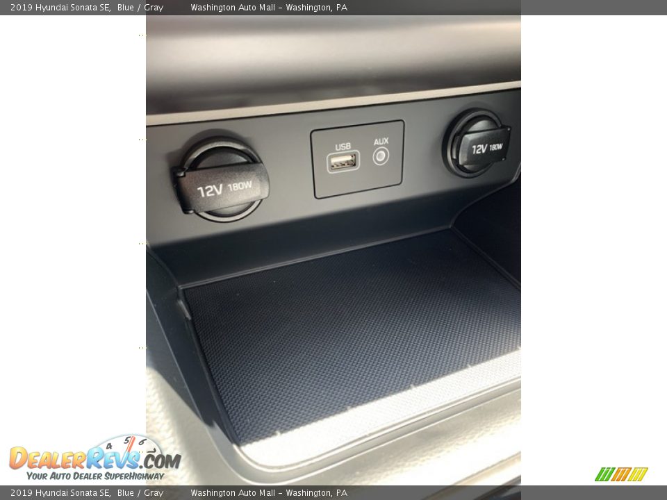 2019 Hyundai Sonata SE Blue / Gray Photo #35