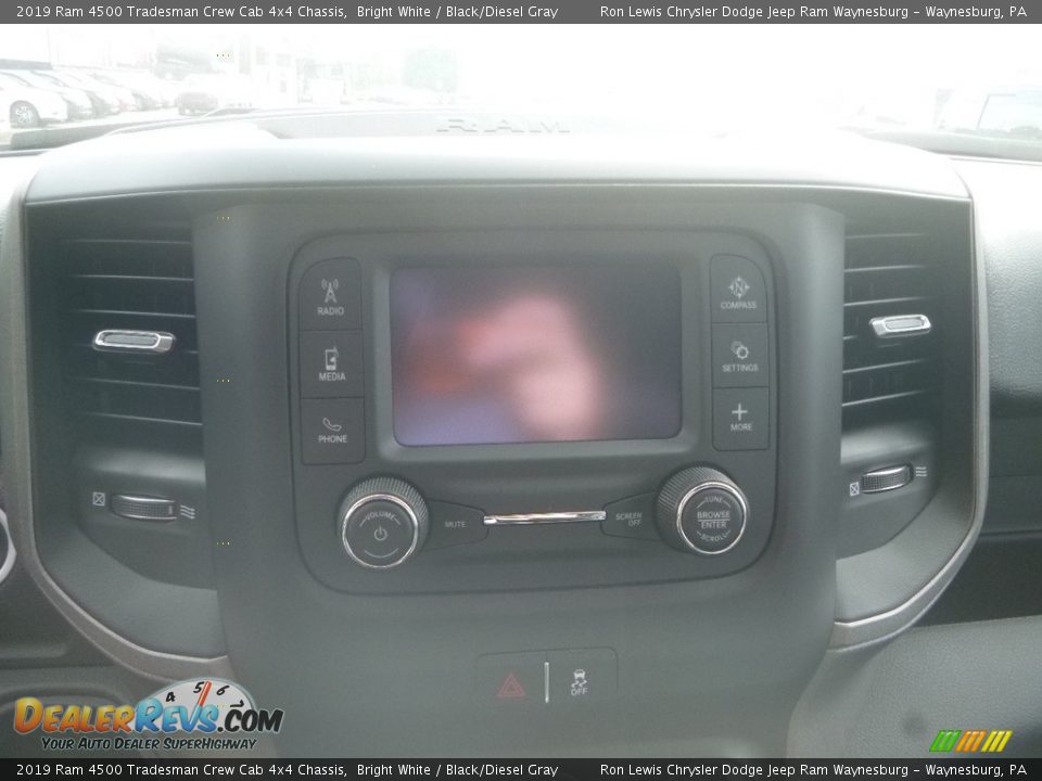 2019 Ram 4500 Tradesman Crew Cab 4x4 Chassis Bright White / Black/Diesel Gray Photo #12