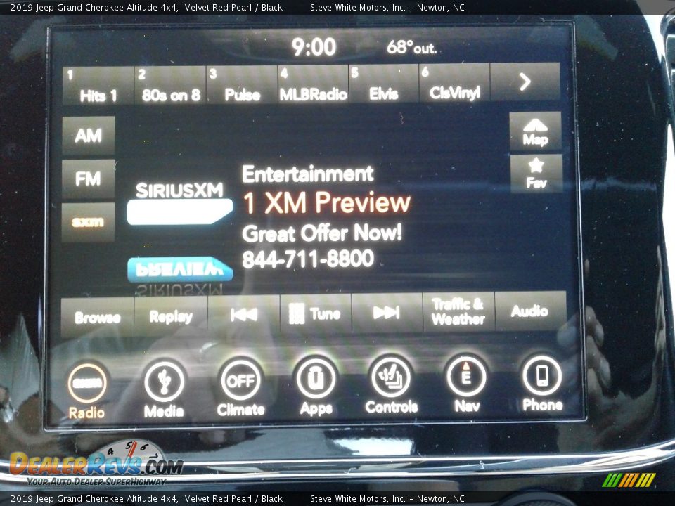 2019 Jeep Grand Cherokee Altitude 4x4 Velvet Red Pearl / Black Photo #22