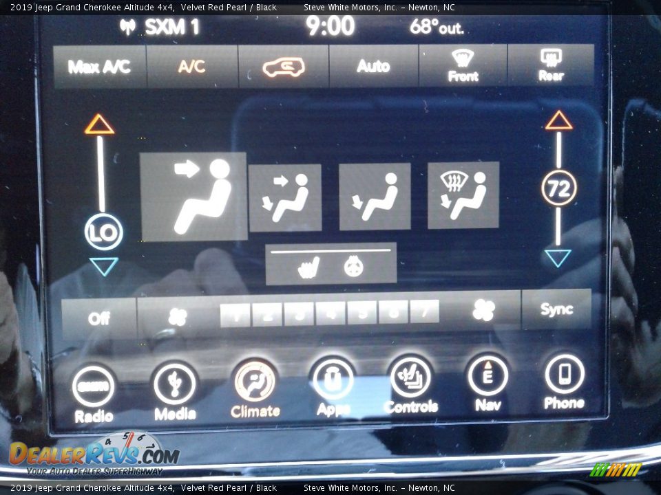 2019 Jeep Grand Cherokee Altitude 4x4 Velvet Red Pearl / Black Photo #25
