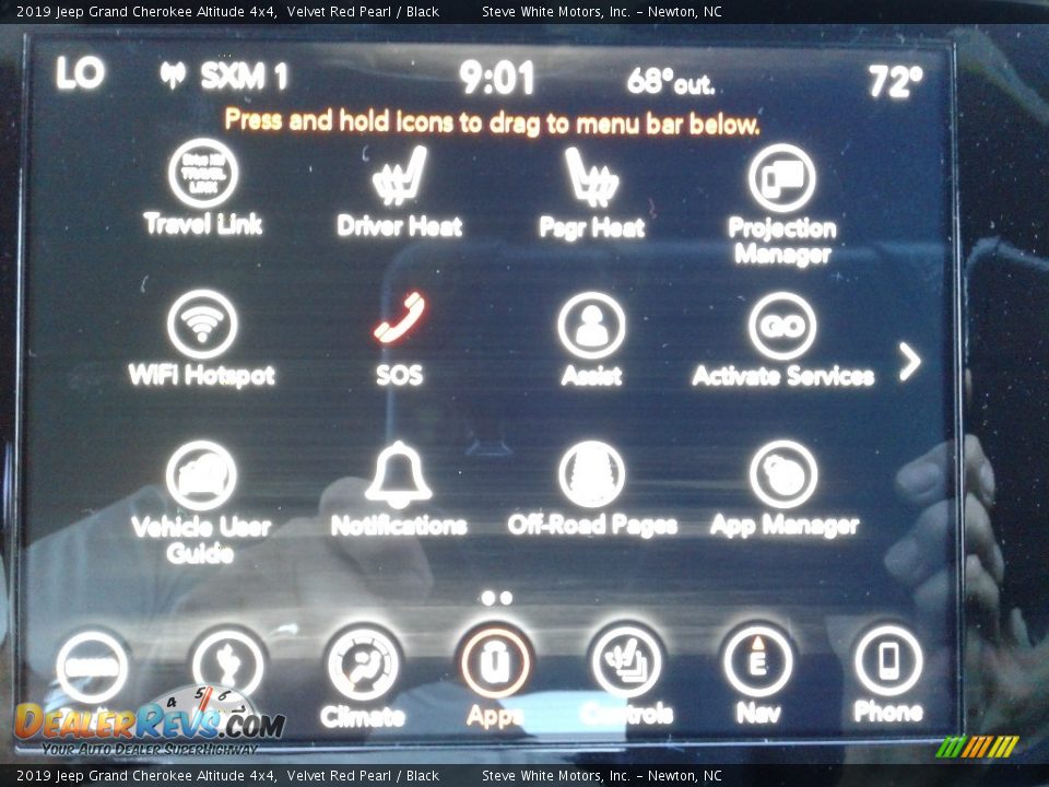 2019 Jeep Grand Cherokee Altitude 4x4 Velvet Red Pearl / Black Photo #27