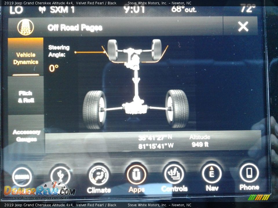 2019 Jeep Grand Cherokee Altitude 4x4 Velvet Red Pearl / Black Photo #29