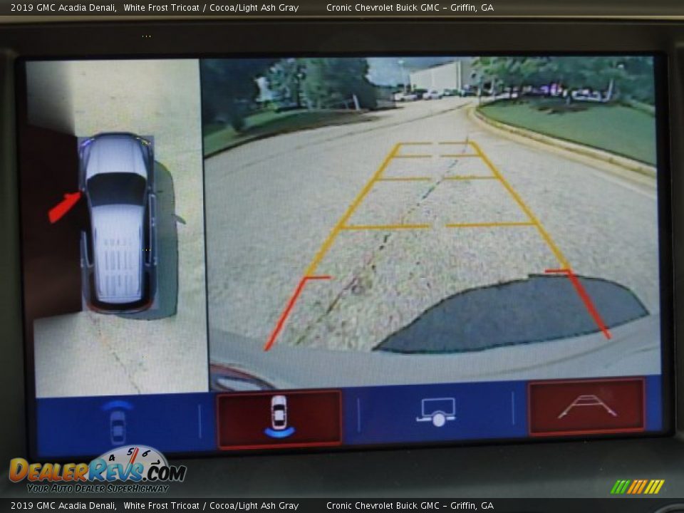 2019 GMC Acadia Denali White Frost Tricoat / Cocoa/Light Ash Gray Photo #20