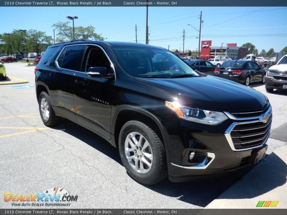 2019 Chevrolet Traverse LT Mosaic Black Metallic / Jet Black Photo #3