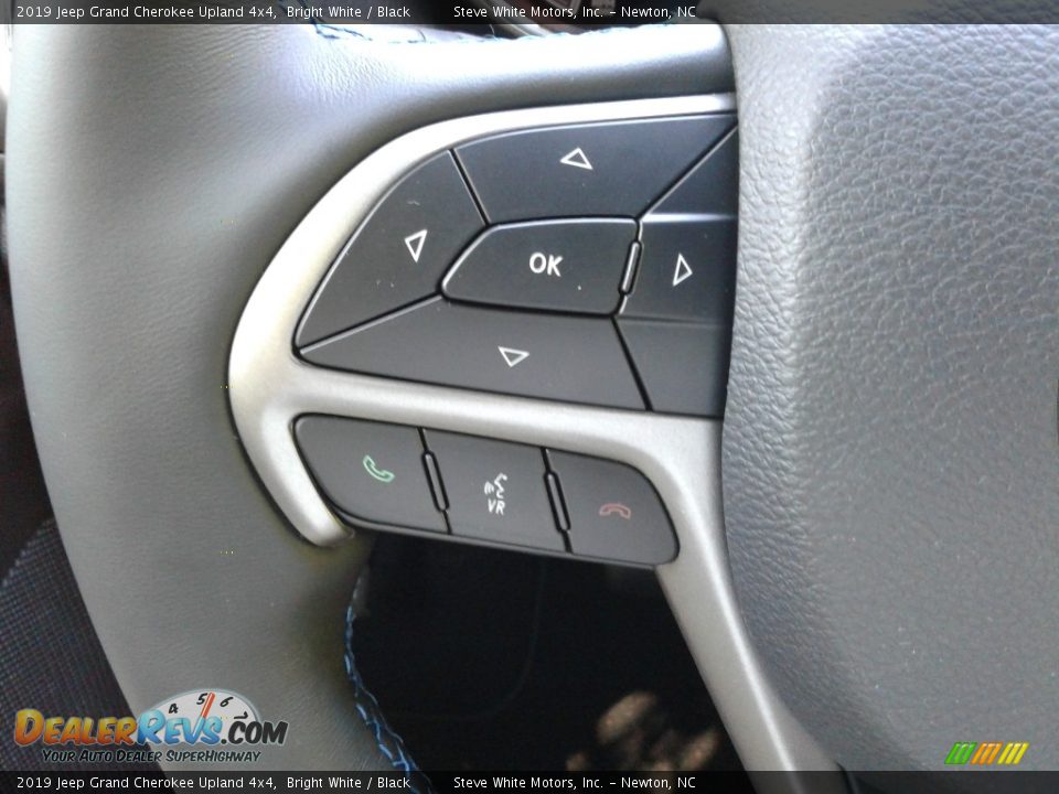 2019 Jeep Grand Cherokee Upland 4x4 Bright White / Black Photo #18