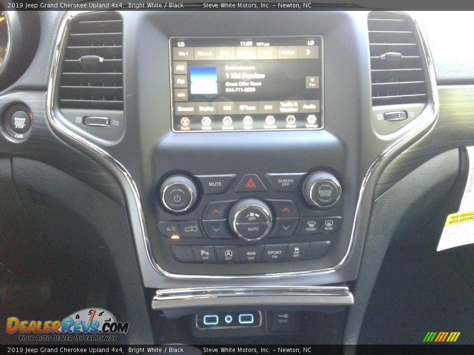 2019 Jeep Grand Cherokee Upland 4x4 Bright White / Black Photo #21