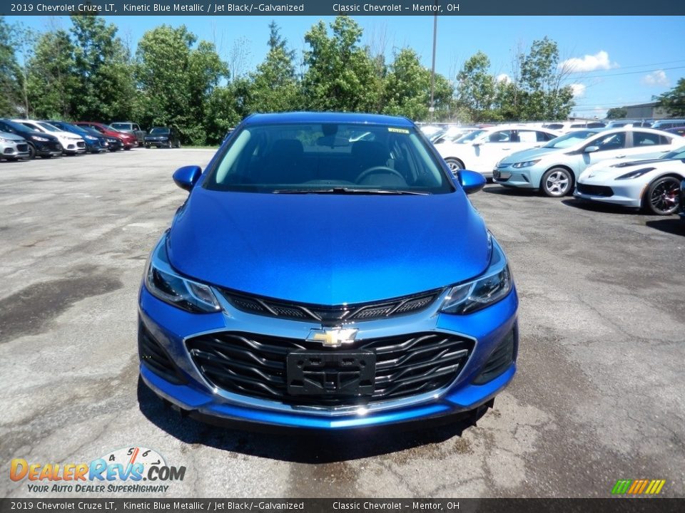 2019 Chevrolet Cruze LT Kinetic Blue Metallic / Jet Black/­Galvanized Photo #2