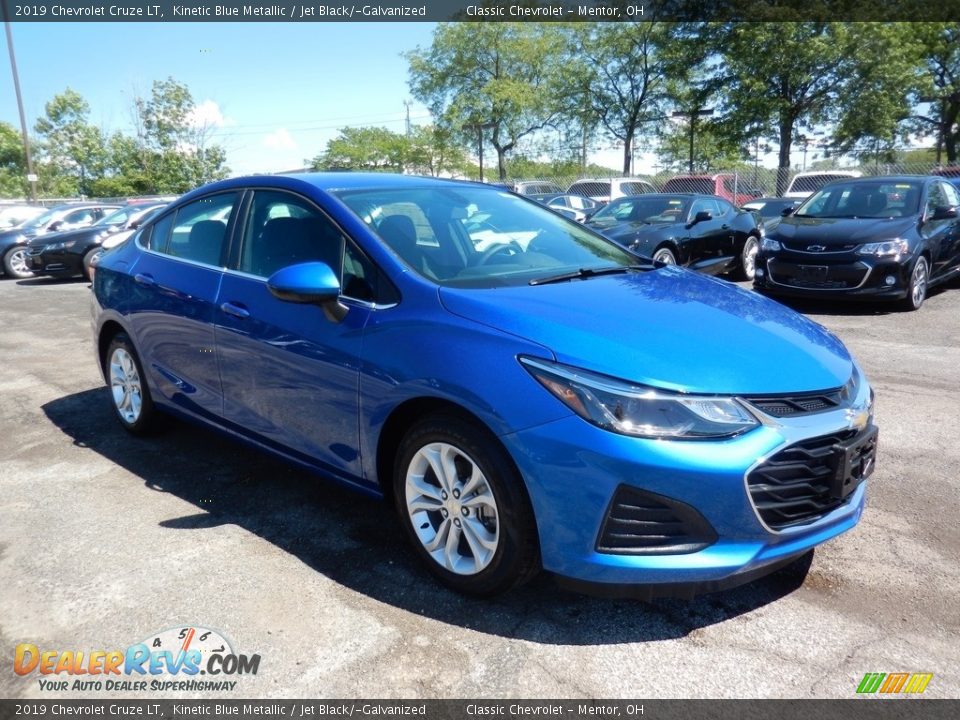 2019 Chevrolet Cruze LT Kinetic Blue Metallic / Jet Black/­Galvanized Photo #3