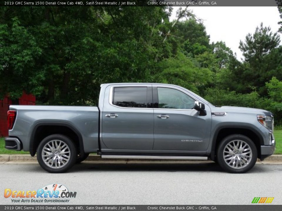 2019 GMC Sierra 1500 Denali Crew Cab 4WD Satin Steel Metallic / Jet Black Photo #2