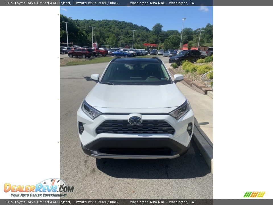 2019 Toyota RAV4 Limited AWD Hybrid Blizzard White Pearl / Black Photo #3