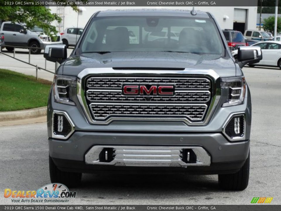 2019 GMC Sierra 1500 Denali Crew Cab 4WD Satin Steel Metallic / Jet Black Photo #4