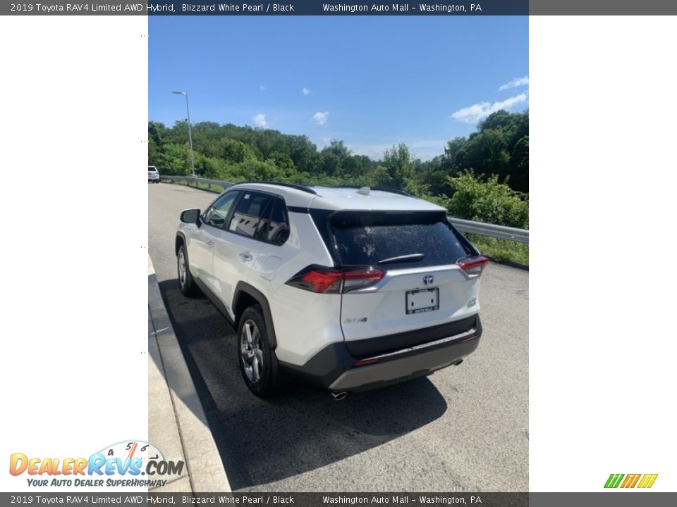 2019 Toyota RAV4 Limited AWD Hybrid Blizzard White Pearl / Black Photo #5