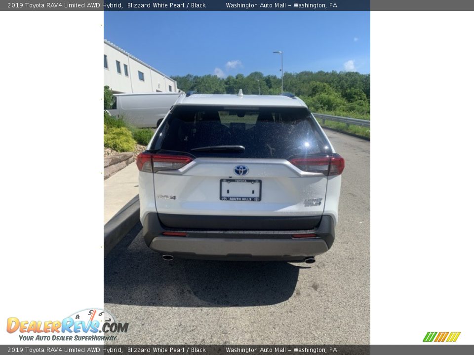 2019 Toyota RAV4 Limited AWD Hybrid Blizzard White Pearl / Black Photo #6